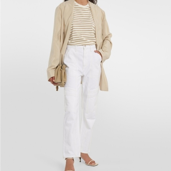 Agolde Cooper high-rise denim cargo pants - Picture 1 of 6